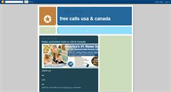 Desktop Screenshot of freecallsusa.blogspot.com