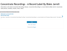 Tablet Screenshot of concentraterecordings.blogspot.com