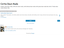 Tablet Screenshot of ceritadaunmuda.blogspot.com