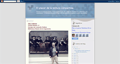 Desktop Screenshot of elplacerdelalecturacompartida.blogspot.com