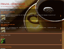 Tablet Screenshot of fmajal-homemades.blogspot.com