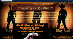 Desktop Screenshot of cowgirlsgitrdun.blogspot.com