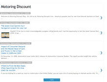 Tablet Screenshot of motoringdiscount.blogspot.com