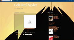 Desktop Screenshot of cokozelseyler.blogspot.com
