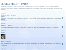 Tablet Screenshot of clinicabibliotecaria.blogspot.com