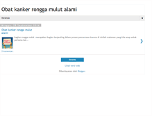Tablet Screenshot of obatkankerronggamulut.blogspot.com