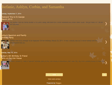 Tablet Screenshot of corbinandstef.blogspot.com
