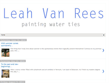 Tablet Screenshot of leahvanrees.blogspot.com