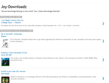 Tablet Screenshot of joy-downloadz.blogspot.com