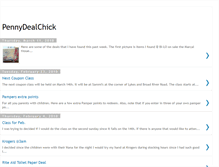 Tablet Screenshot of pennydealchick.blogspot.com