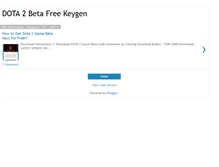 Tablet Screenshot of dota-2-beta.blogspot.com