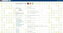 Desktop Screenshot of meg.blogspot.com