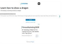 Tablet Screenshot of howtodrawthedragons.blogspot.com