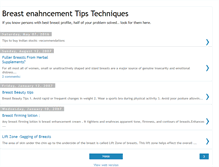 Tablet Screenshot of breastenhancementcream.blogspot.com