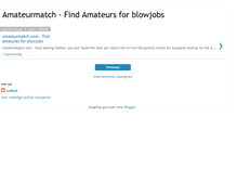 Tablet Screenshot of amateurmatch2.blogspot.com