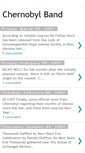 Mobile Screenshot of chernobylband.blogspot.com