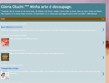 Tablet Screenshot of blogdagloriaalves.blogspot.com
