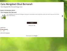 Tablet Screenshot of caramengobatibisulbernanah.blogspot.com