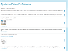 Tablet Screenshot of ajudandopaiseprofessores.blogspot.com