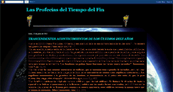 Desktop Screenshot of laverdadacercadelasprofecias.blogspot.com