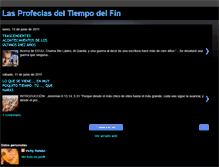 Tablet Screenshot of laverdadacercadelasprofecias.blogspot.com