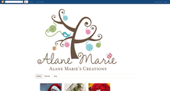 Desktop Screenshot of alanemariescreations.blogspot.com