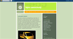 Desktop Screenshot of fajne-samochody.blogspot.com