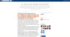 Desktop Screenshot of jaimeavendano.blogspot.com
