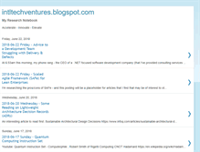 Tablet Screenshot of intltechventures.blogspot.com