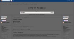Desktop Screenshot of londrarehberi.blogspot.com
