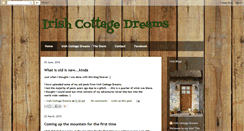 Desktop Screenshot of irishcottagedreams.blogspot.com