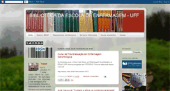 Desktop Screenshot of bibliotecadaescoladeenfermagem-uff.blogspot.com