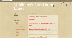 Desktop Screenshot of messdiener-stjosef.blogspot.com