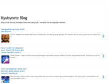 Tablet Screenshot of kyubynetz.blogspot.com