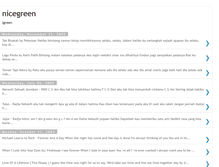 Tablet Screenshot of nicegreen.blogspot.com