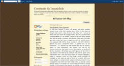 Desktop Screenshot of constantedainsanidade.blogspot.com