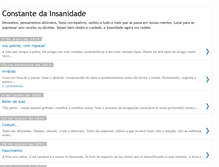 Tablet Screenshot of constantedainsanidade.blogspot.com