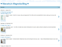 Tablet Screenshot of marushysmagnoliablog.blogspot.com