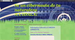 Desktop Screenshot of cuidadodelmedioambienteinfantil.blogspot.com