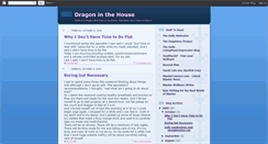 Desktop Screenshot of dragoninthehouse.blogspot.com