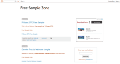 Desktop Screenshot of freesamplezone.blogspot.com