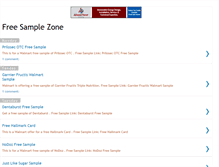 Tablet Screenshot of freesamplezone.blogspot.com
