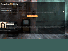 Tablet Screenshot of downloadutility.blogspot.com