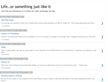 Tablet Screenshot of lifeorsomethingjustlikeit.blogspot.com