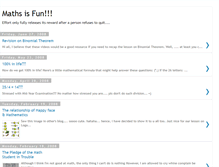 Tablet Screenshot of i-love-maths.blogspot.com