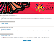 Tablet Screenshot of actsentertainment.blogspot.com