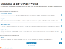 Tablet Screenshot of mundoashleeletrasbittersweetworld.blogspot.com