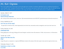 Tablet Screenshot of ahbutidigress.blogspot.com