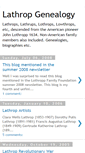 Mobile Screenshot of lathropgenealogy.blogspot.com