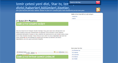 Desktop Screenshot of izmir-cetesi-dizileri.blogspot.com